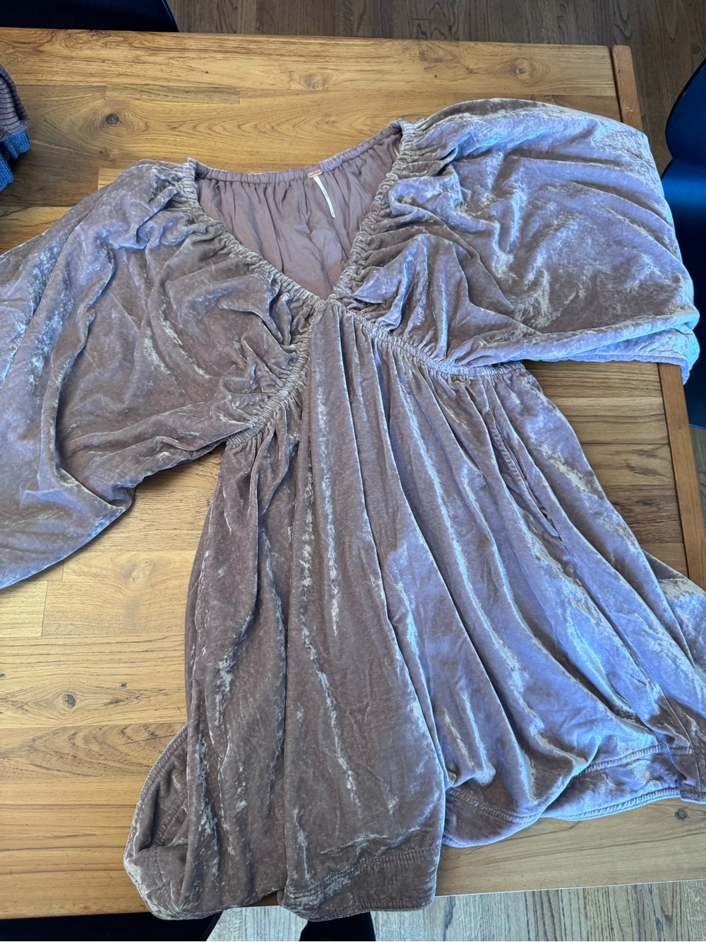 Free People Women's Portia Velvet Mini - Winter Bloom - Size Medium